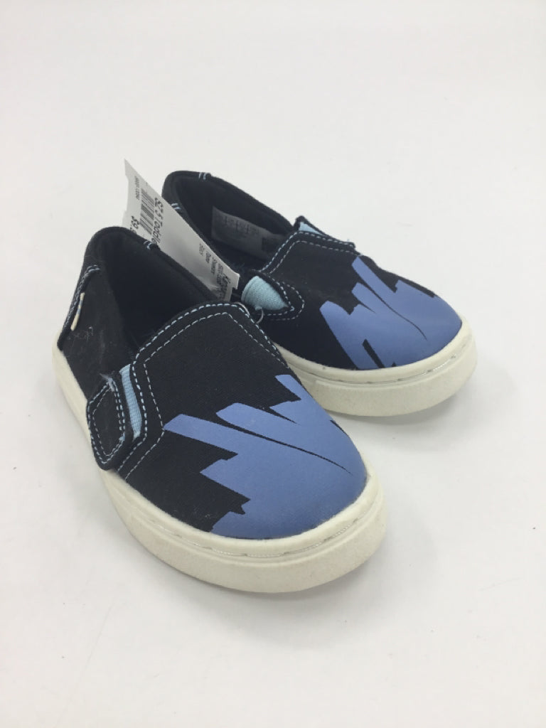 Toms Child Size 5 Toddler Black Sneakers