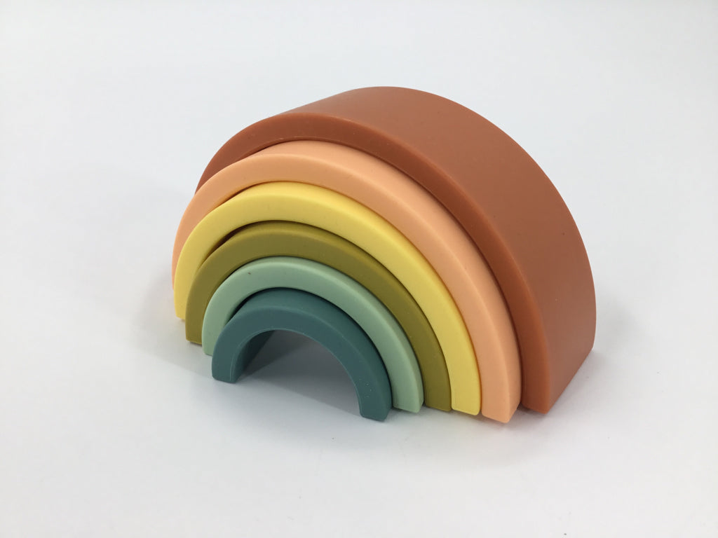 Silicone Stacking Rainbow