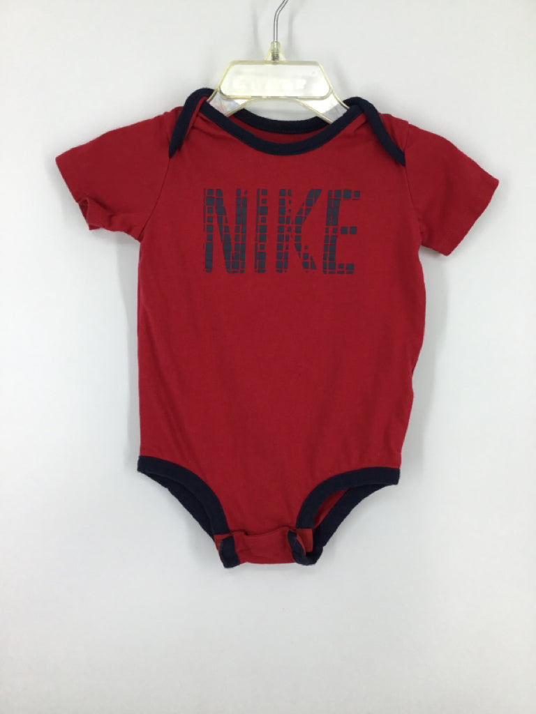 Nike Child Size 3-6 Months Red Onesie