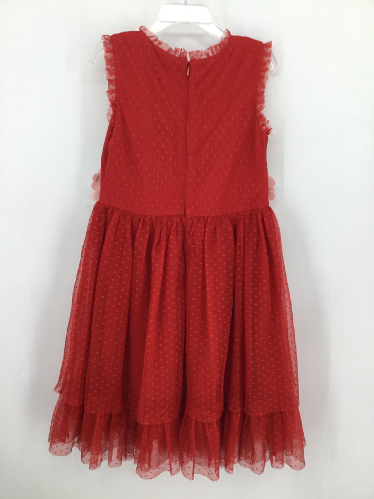 Mini Boden Child Size 6 Red Dress - girls