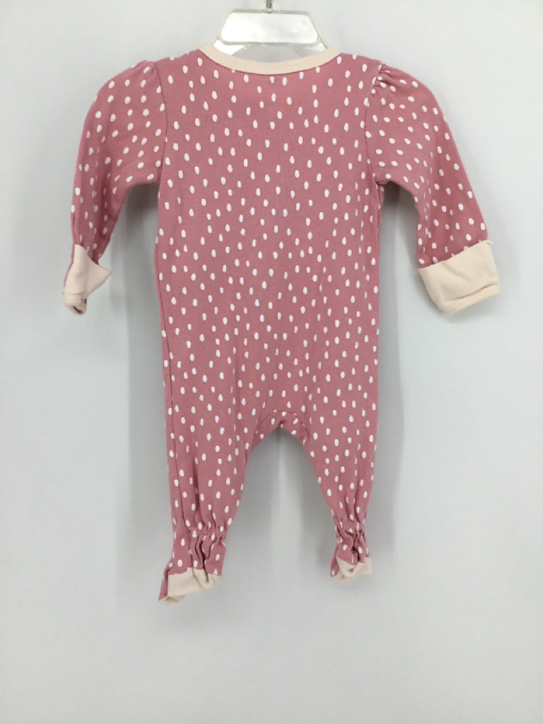 cloud island Child Size 0-3 Months Pink Sleepers