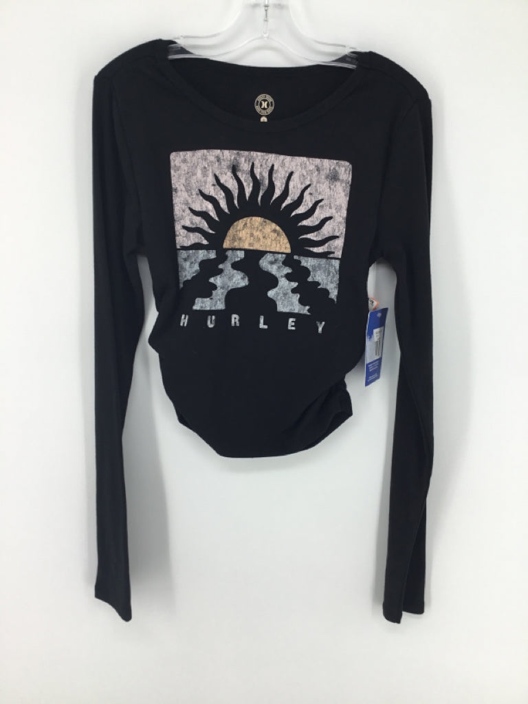 Hurley Child Size 12 Black Shirt - girls