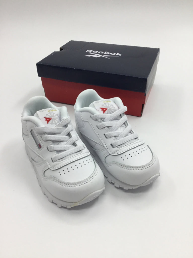 Reebok Child Size 6.5 Toddler White Sneakers
