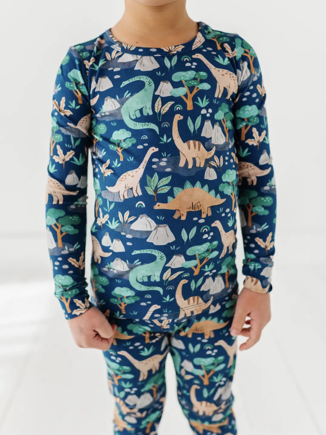 Bird & Bean - Long Sleeved PJ Set (Arlo Dinosaur)