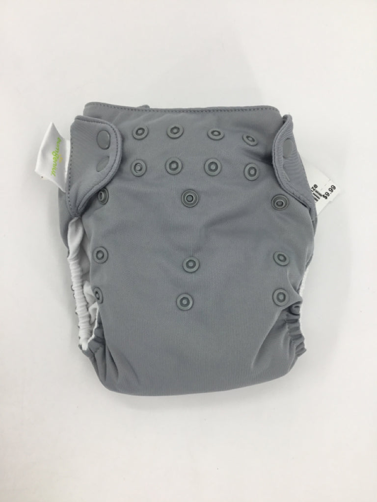 Bum Genius Child Size One Size Gray Solid Pocket Cloth Diaper