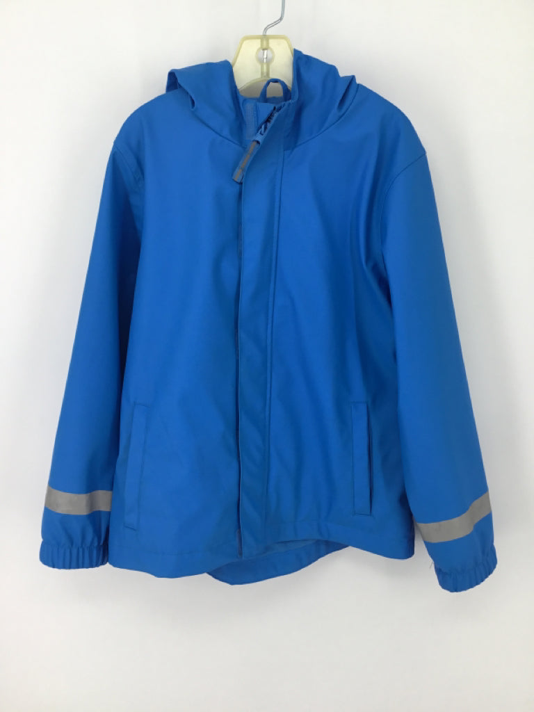 Cat & Jack Child Size 6 Blue Solid Raincoat - boys