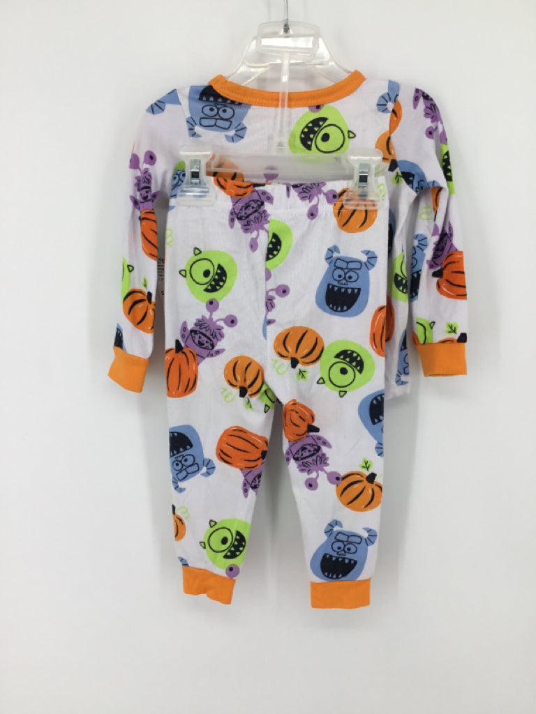 Disney Child Size 2 Multi-Color Halloween Pajamas