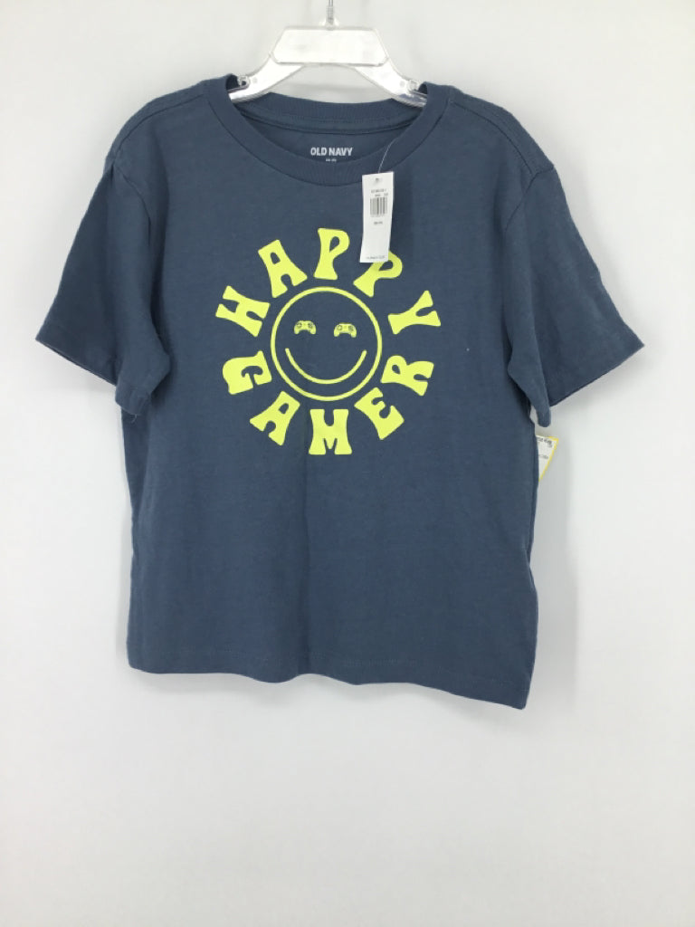 Old Navy Child Size 5 Blue screen printed T-shirt - boys