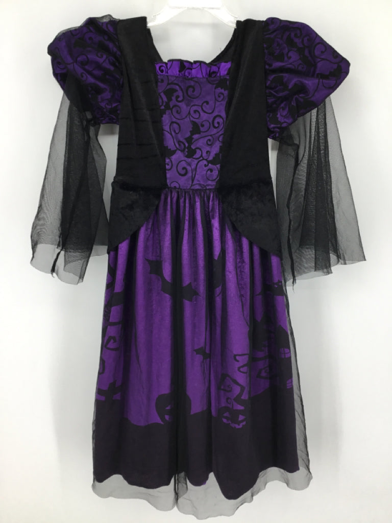brandless Child Size 6 Purple Witch Halloween Costume