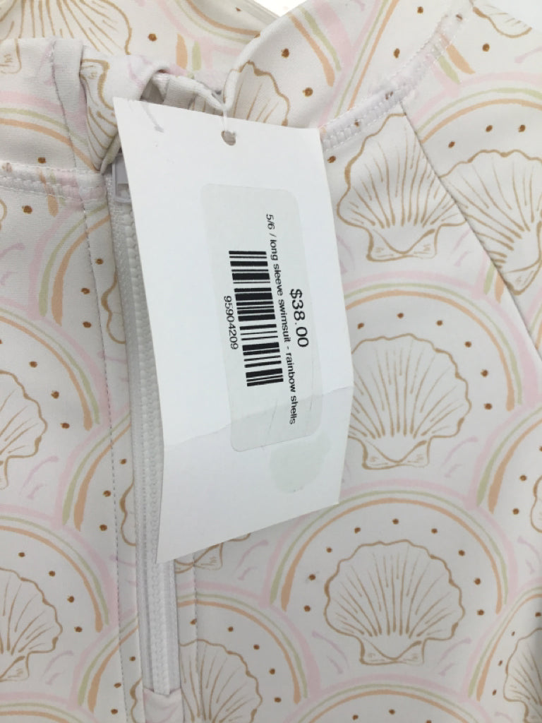 Daffodilly Child Size 5 White Swimwear - girls