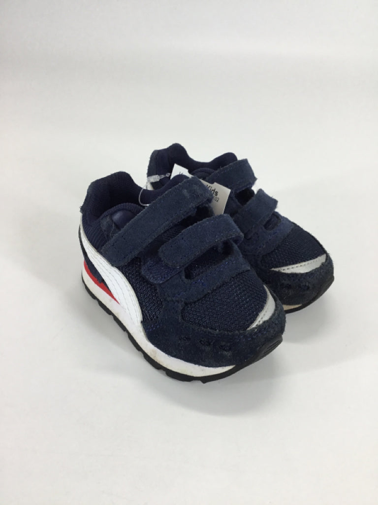 Puma Child Size 4 Toddler Navy Sneakers