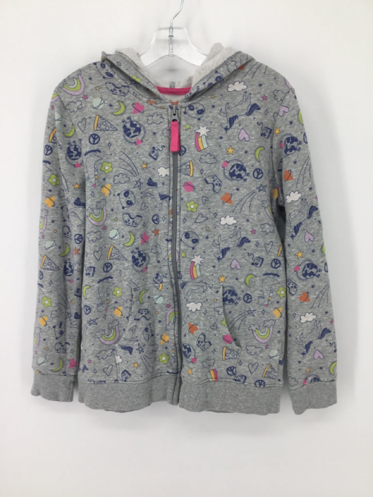 Cat & Jack Child Size 10 Gray Hoodie - girls
