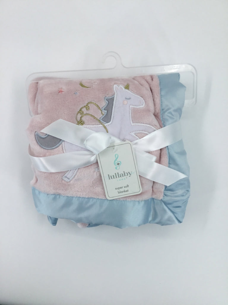 Lullaby Lane Pink Unicorn Blanket