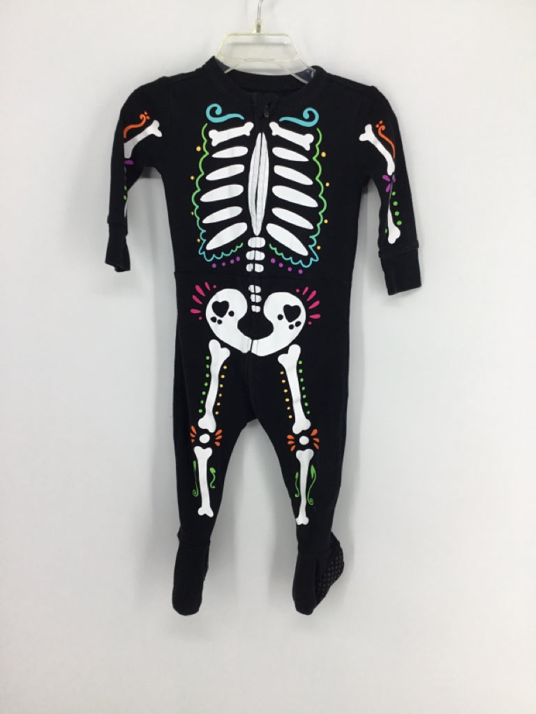 Old Navy Child Size 6-12 Months Black Halloween Sleeper