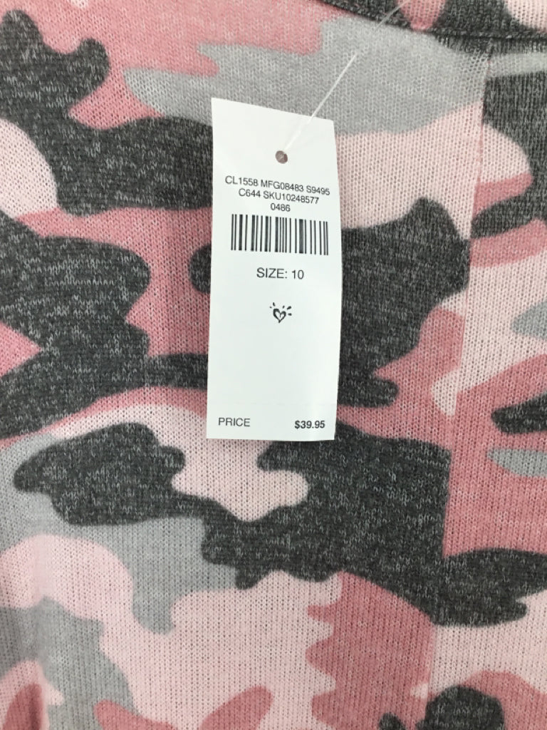 Justice Child Size 10 Pink Outfit - girls
