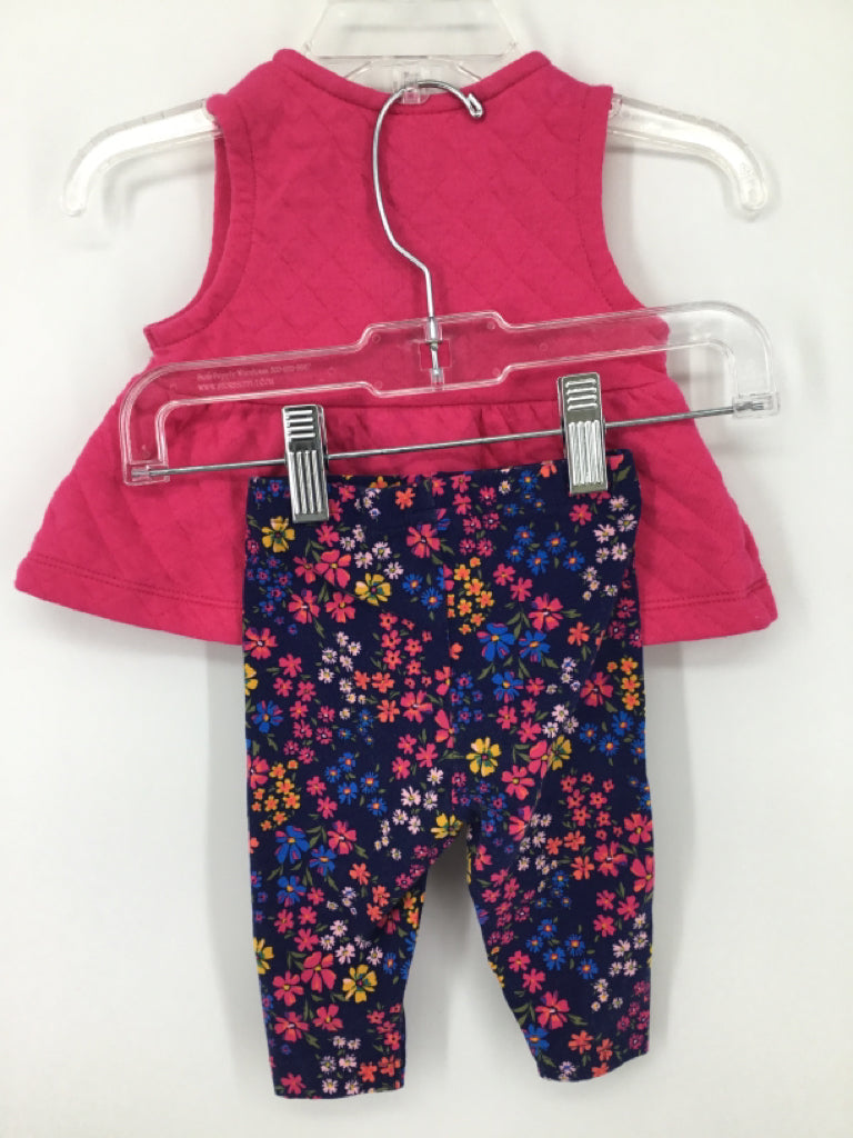 Carter's Child Size 3 Months Pink Outfit - girls