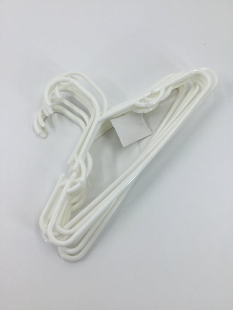 brandless White Hangers Set of 9