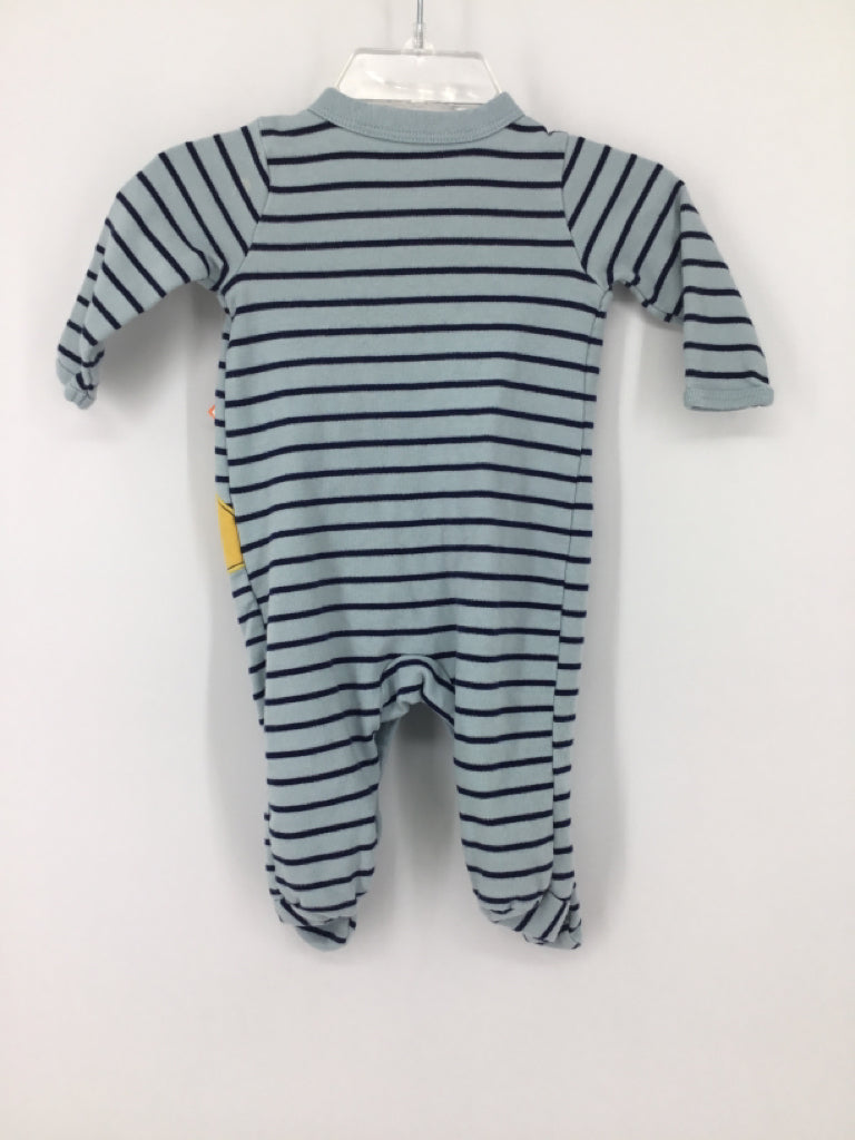 Carter's Child Size 3 Months Blue Sleepers