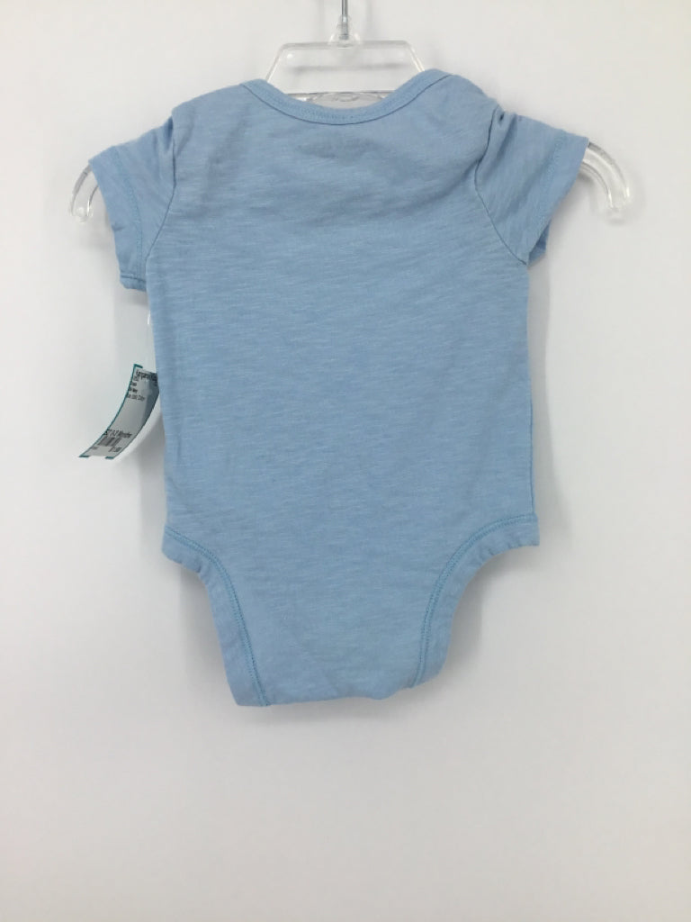 Old Navy Child Size 0-3 Months Blue Onesie