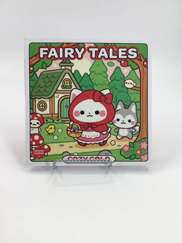 Fairy Tales Creative Coloring Paper Back Book