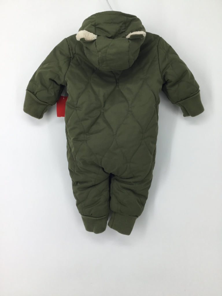 Baby Gap Child Size 0-3 Months Green Solid Outerwear - boys