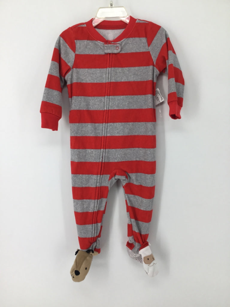 Just One You Made by Carters Child Size 18 Months Red Christmas Sleeper