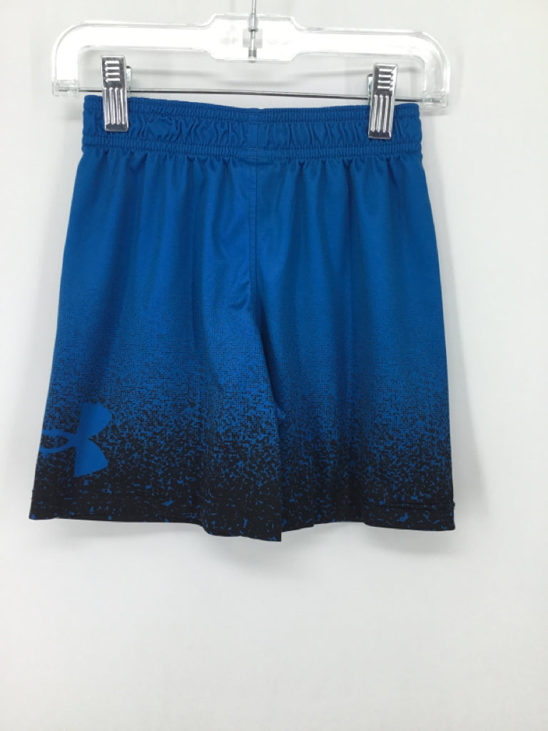 Under Armour Child Size 4 Blue Print Shorts - boys