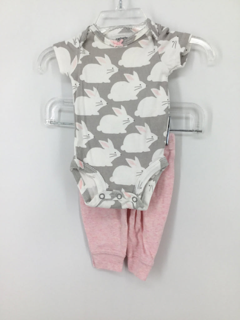 Carter's Child Size Newborn Green Easter Outfit