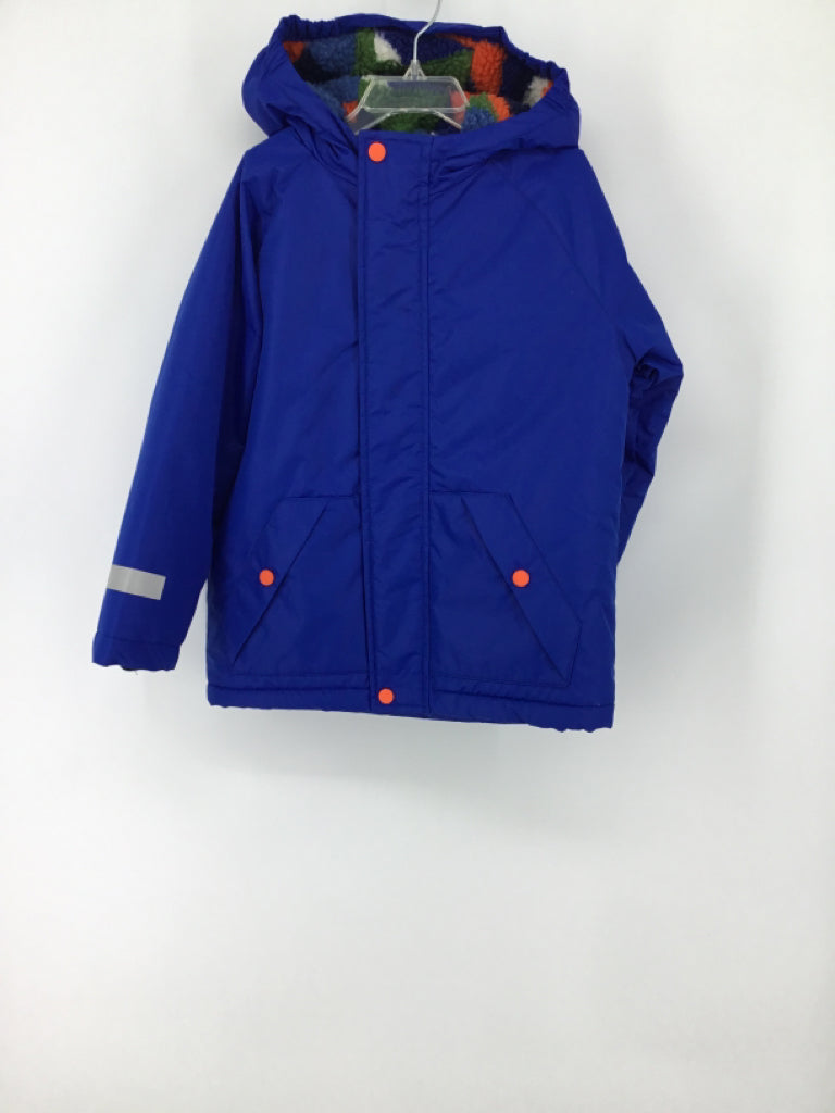 Mini Boden Child Size 5 Blue Solid Outerwear - boys