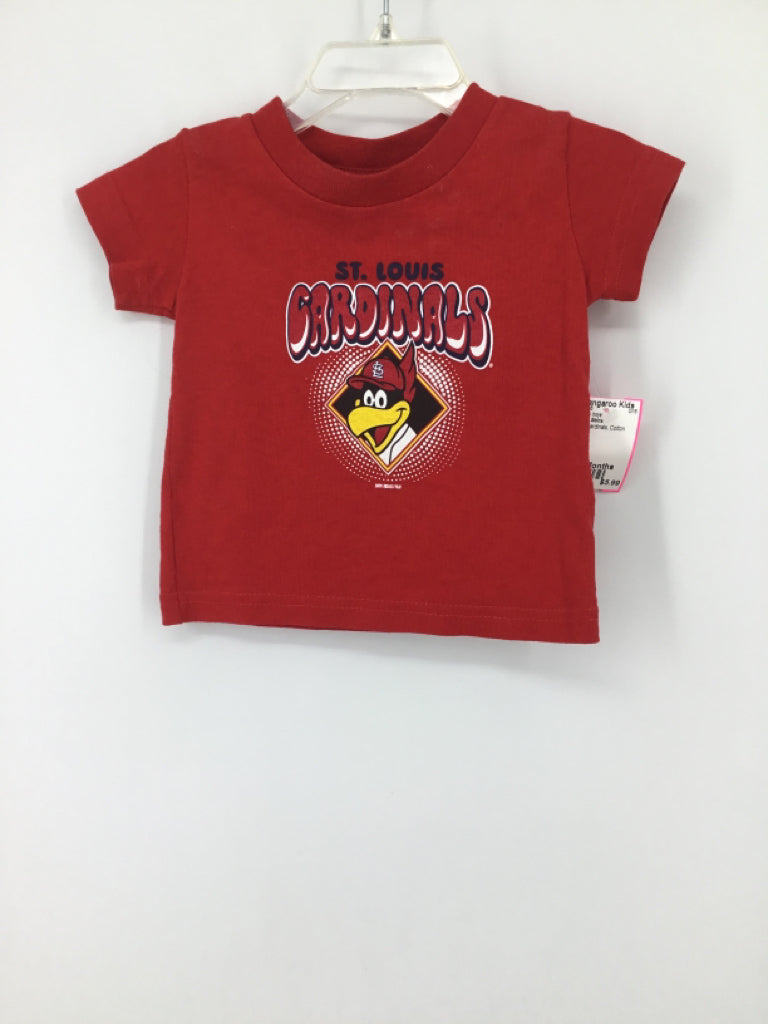 Rabbit Skins Child Size 6 Months Red Cardinals T-shirt - boys
