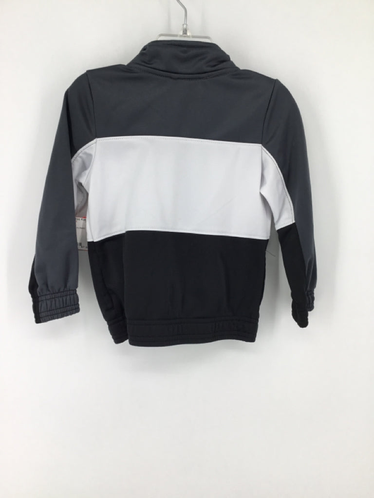 Puma Child Size 2 Gray Solid Jacket - boys