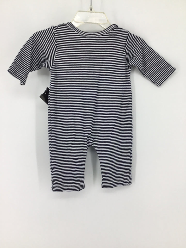 Kissy Kissy Child Size 0-3 Months Navy Stripe Outfit - boys