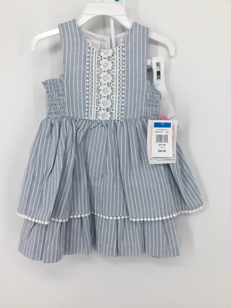 Bonnie Baby Child Size 24 Months Blue Dress - girls