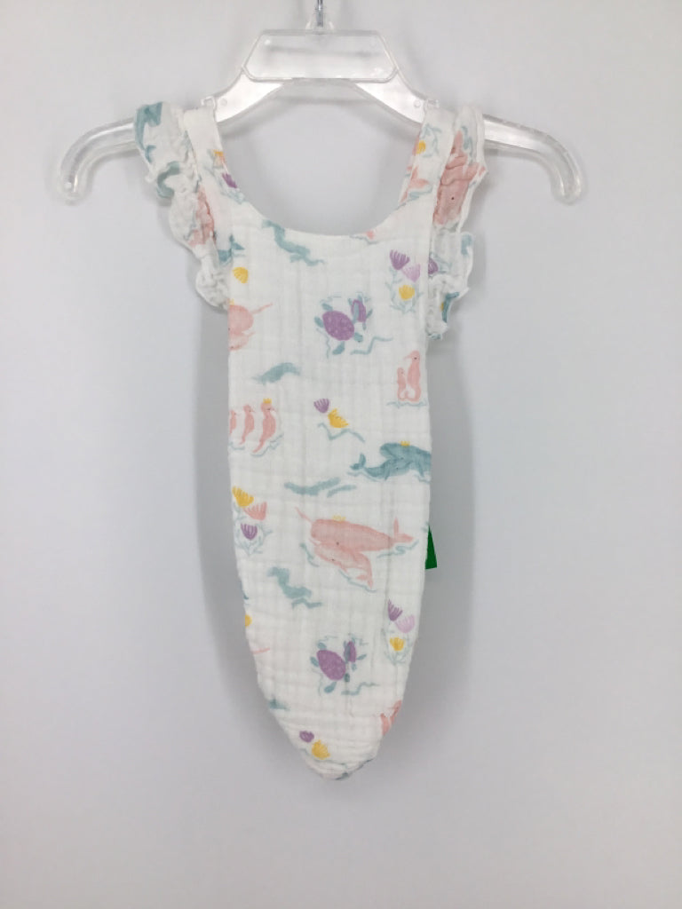 Angel Dear Child Size 3-6 Months White Outfit - girls