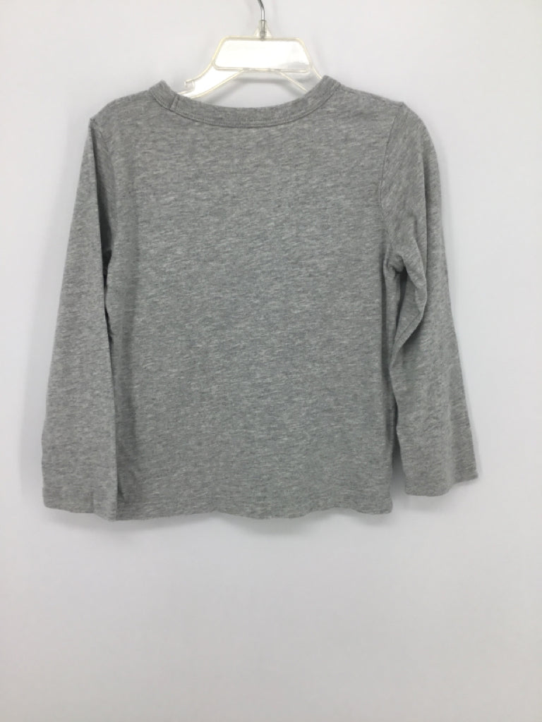 Baby Gap Child Size 4 Gray Dinosaur T-shirt - boys