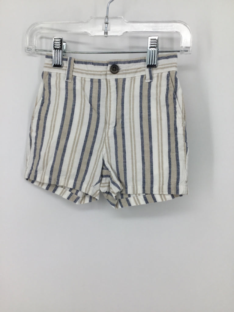 Janie and Jack Child Size 12-18 Months Blue Stripe Shorts - boys