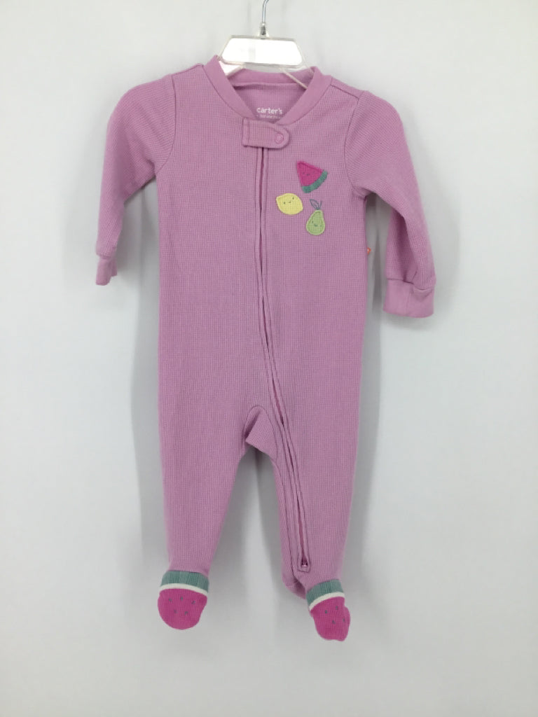 Just One You Made by Carters Child Size 9 Months Purple Sleepers