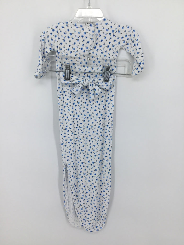 Lou Lou Child Size Newborn Blue Sleepers