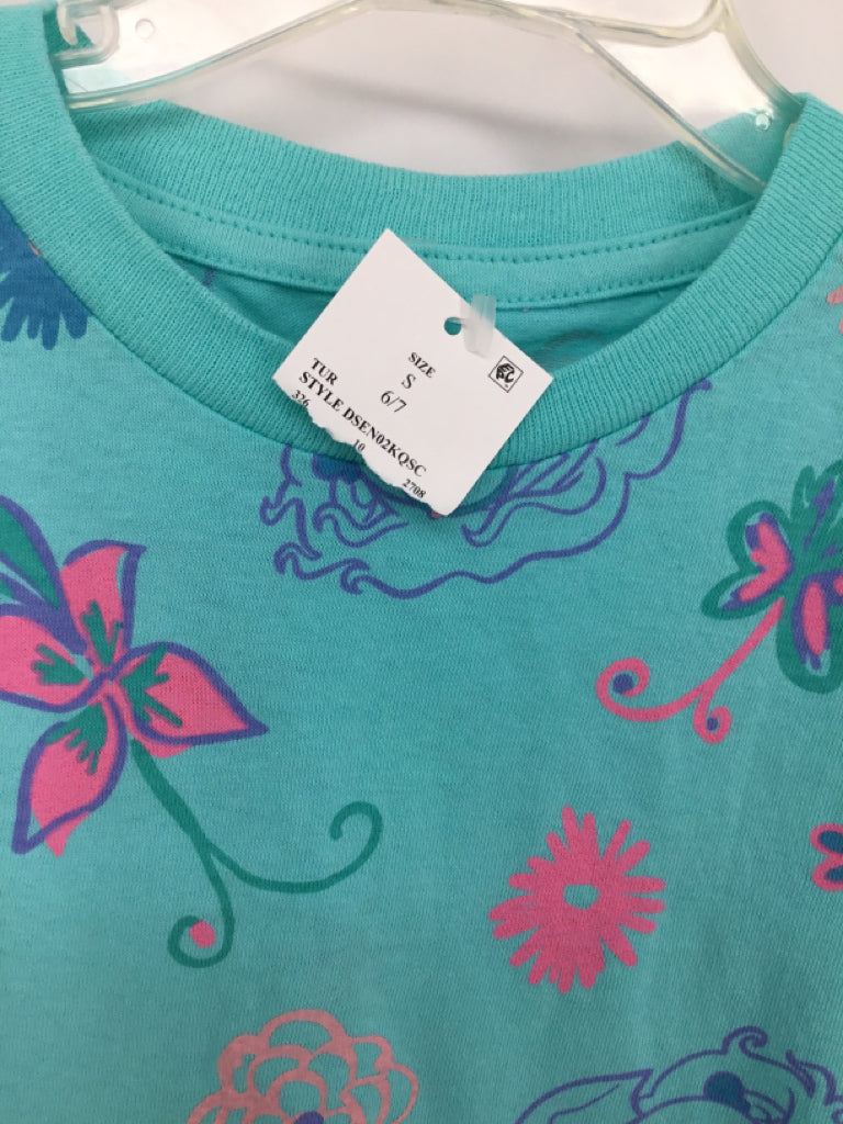 Disney Child Size 6 Blue T-shirt - girls