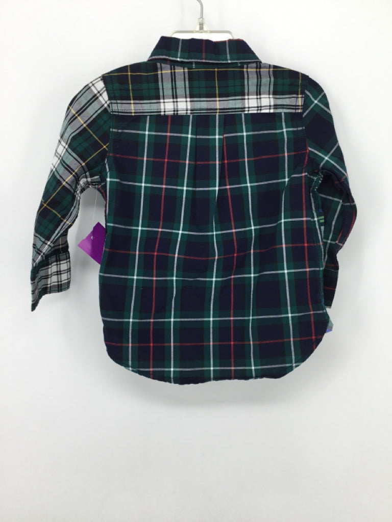 Baby Gap Child Size 12-18 Months Multi-Color Plaid Shirt - boys