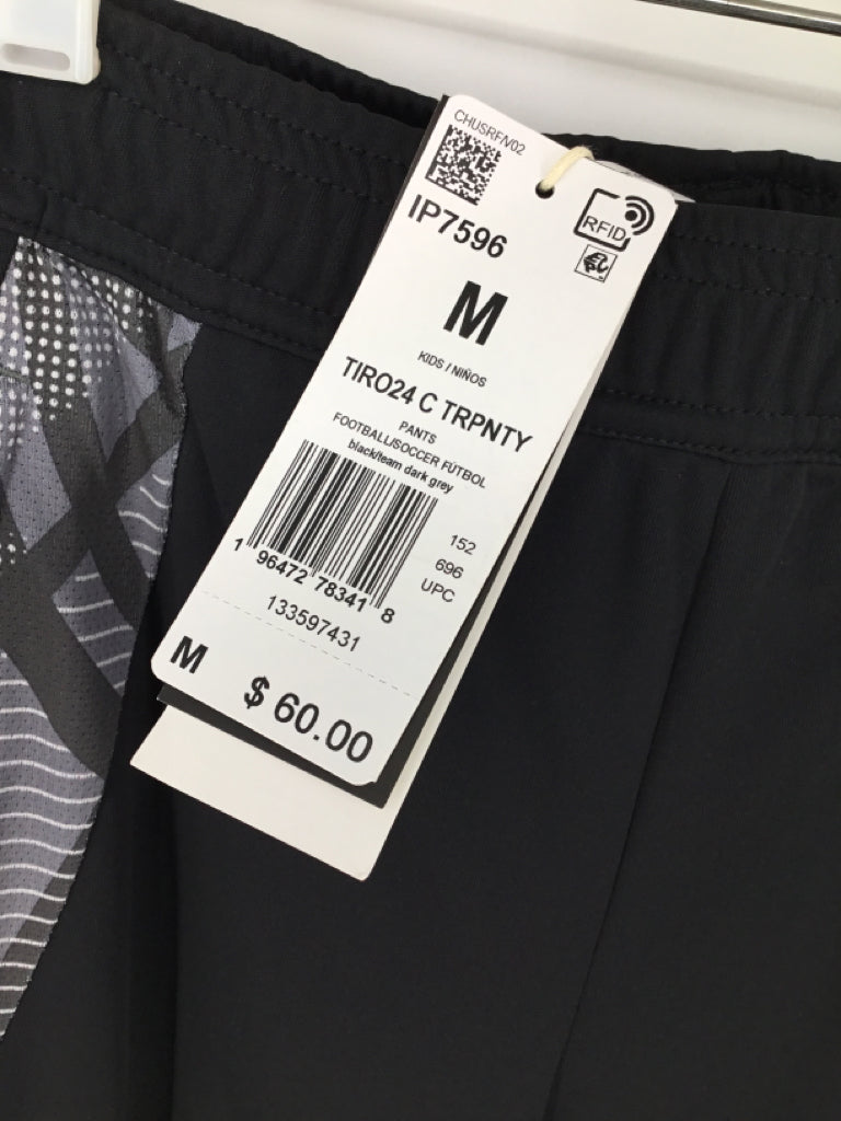 Adidas Child Size 10 Black Solid Pants - boys