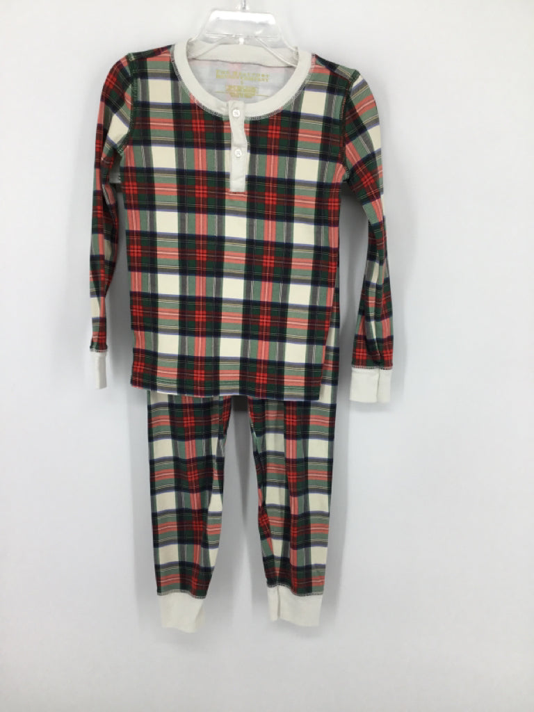 The Beaufort Bonnet Co Child Size 5 Green Pajamas - girls
