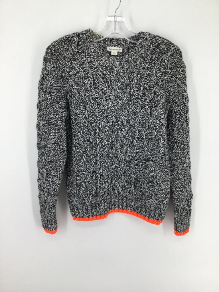 Crewcuts Child Size 8 Black Marbled Sweater - boys