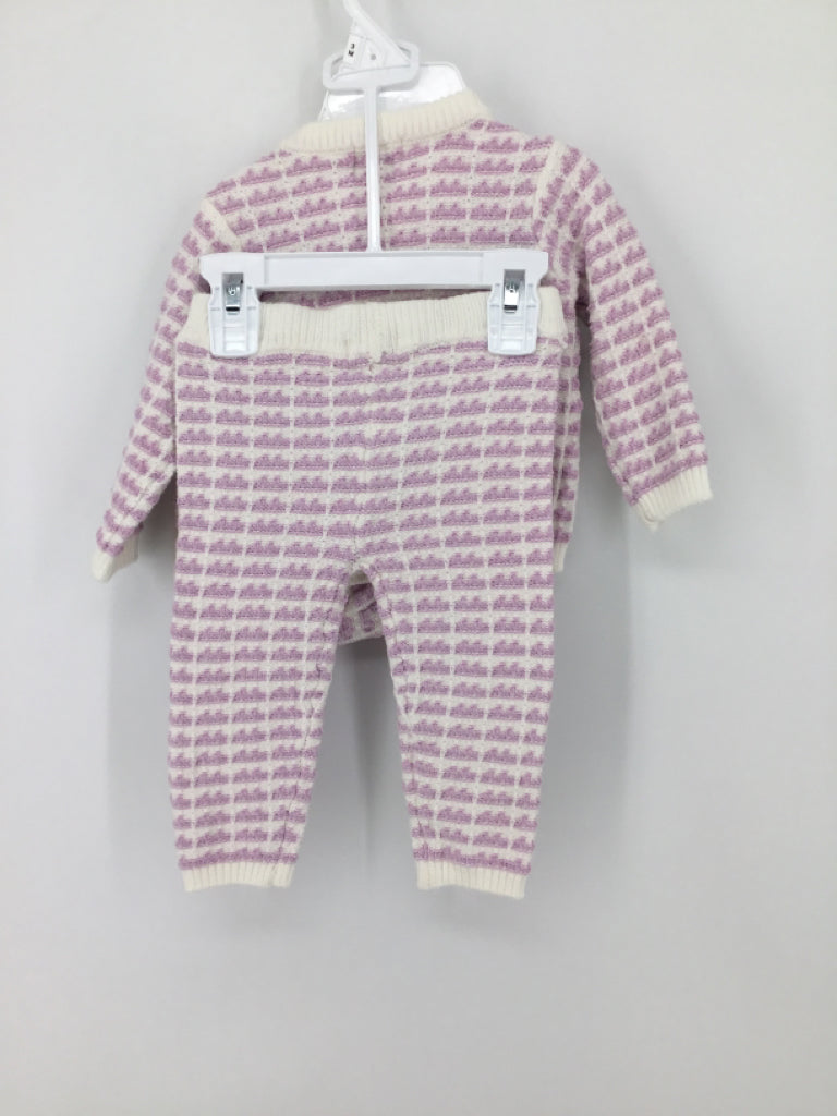btween Child Size 3 Months Purple Outfit - girls