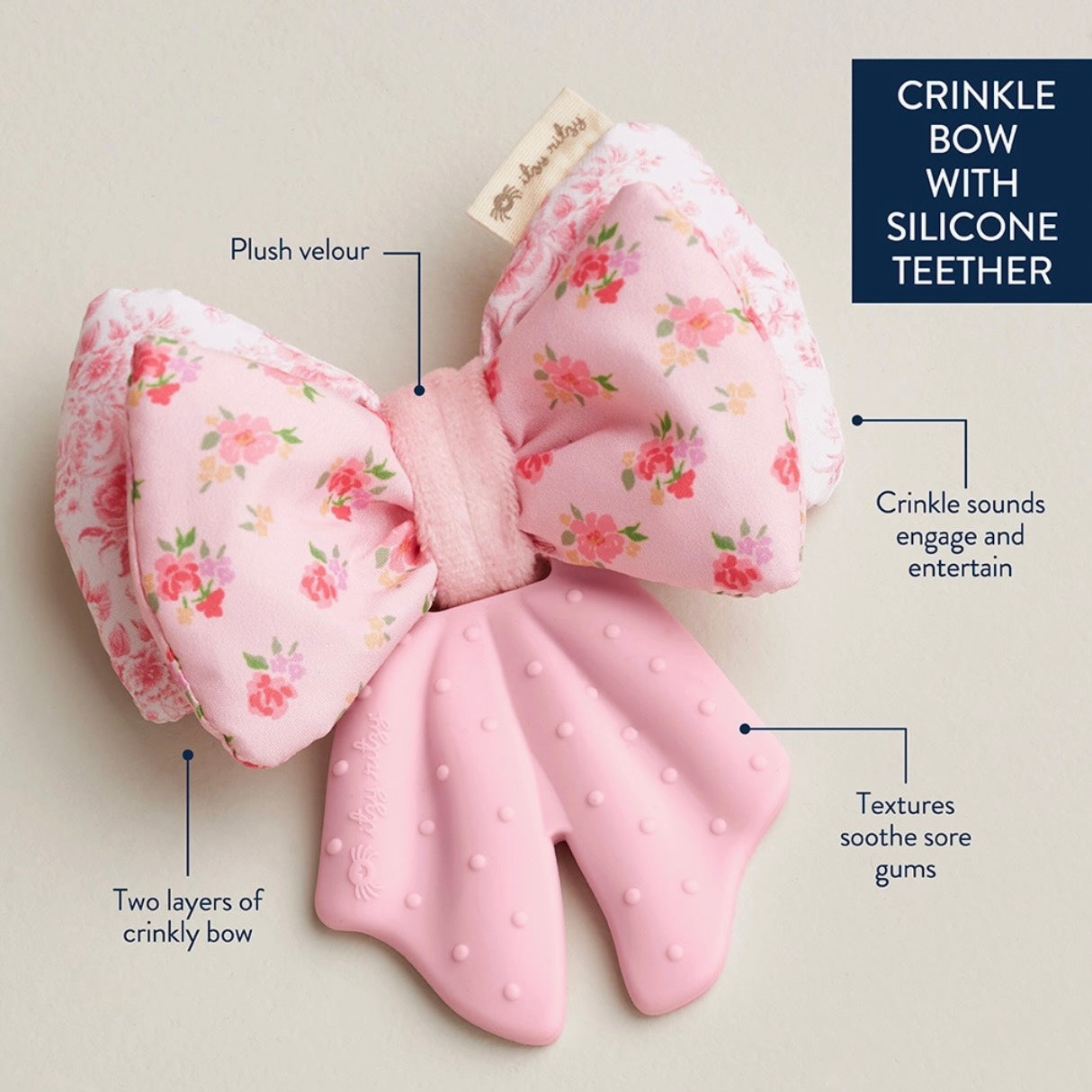 Itzy Ritzy - Sweetie Crinkle (Bow)