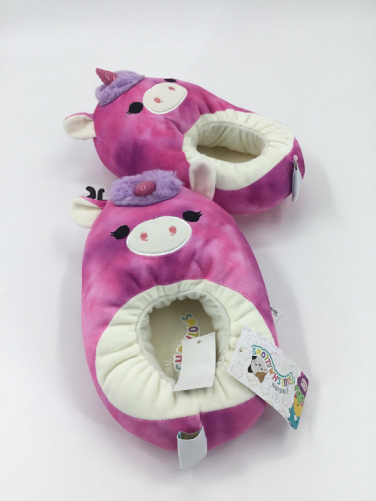 Squishmallows Child Size 7 Toddler Pink Slippers