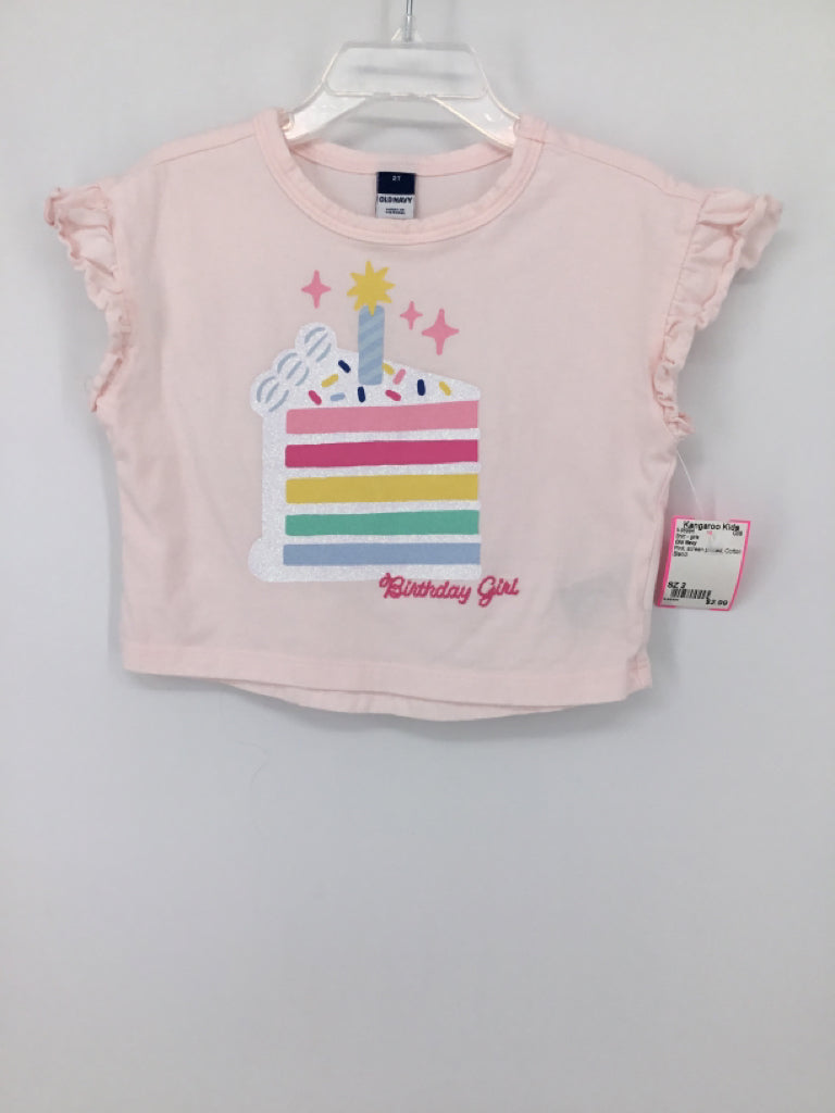Old Navy Child Size 2 Pink Shirt - girls