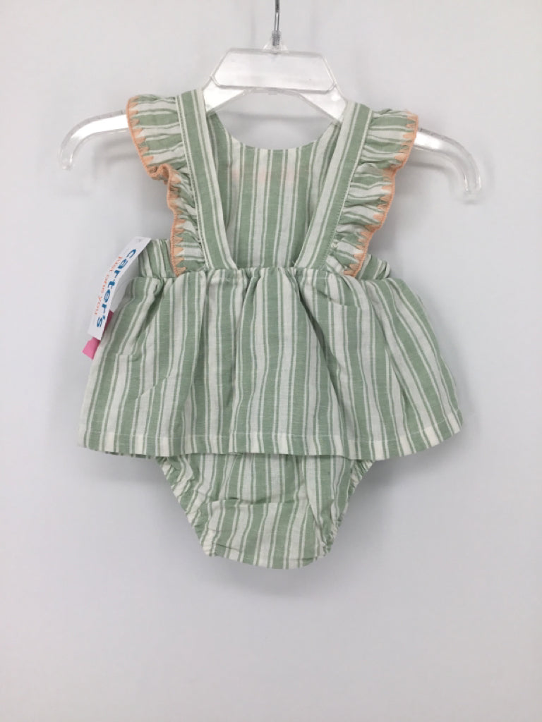 Just One You Made by Carters Child Size Newborn Green Outfit - girls