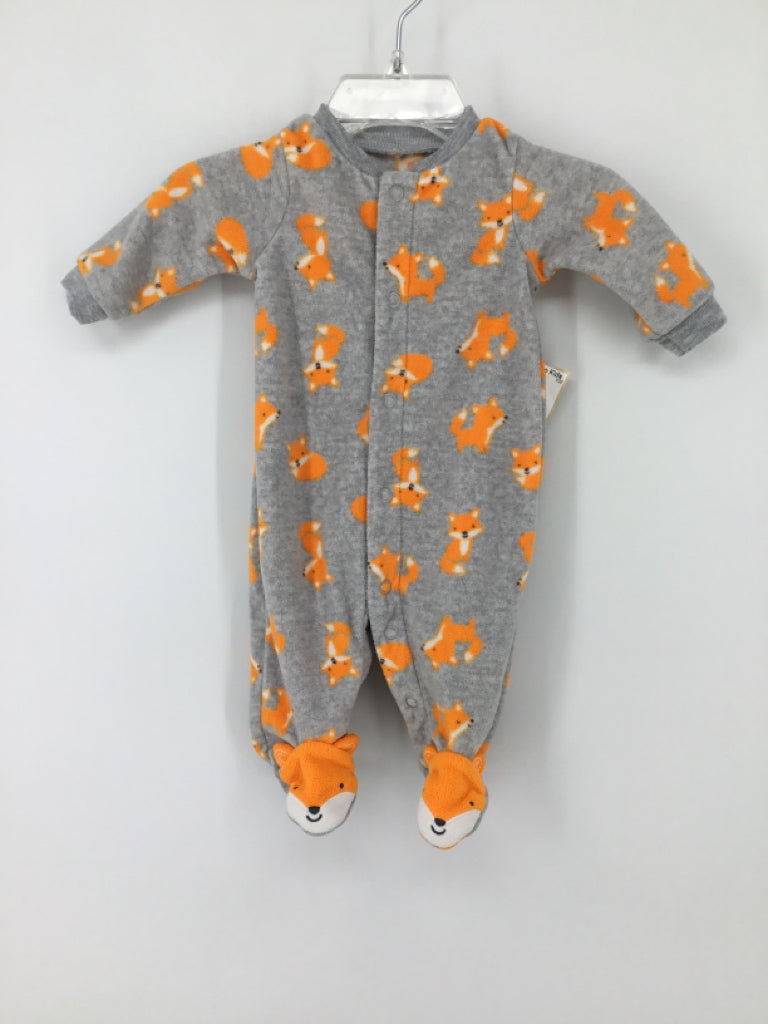 Child of Mine Child Size Newborn Gray Sleepers