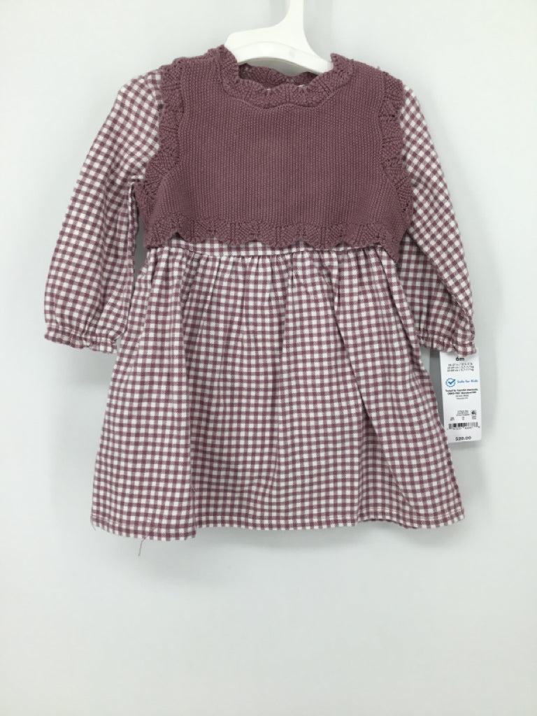 Just One You Made by Carters Child Size 6 Months Purple Dress - girls